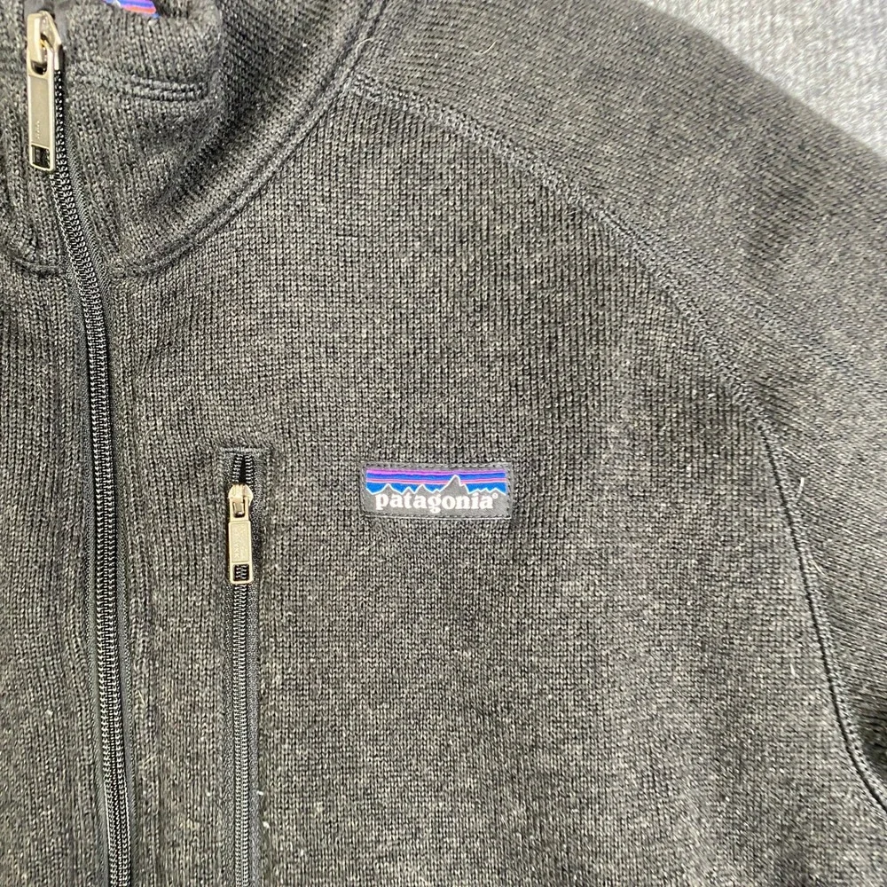 Patagonia Better Sweater 1/4 Zip Fleece Mens XL Black Pullover 25522 FA17